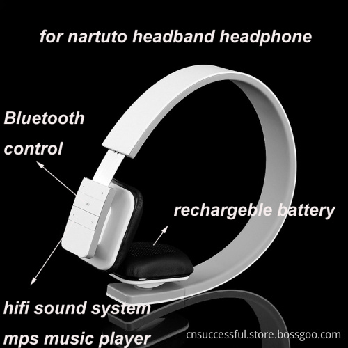 for Naruto Headband Headphone Bluetooth